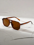 Lunettes de soleil homme à pont clé