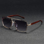 Lunettes de soleil homme géométriques
