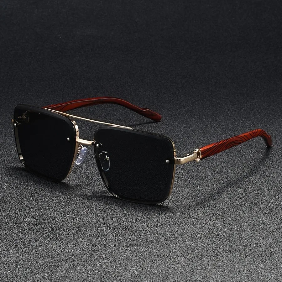 Lunettes de soleil homme géométriques