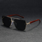 Lunettes de soleil homme géométriques