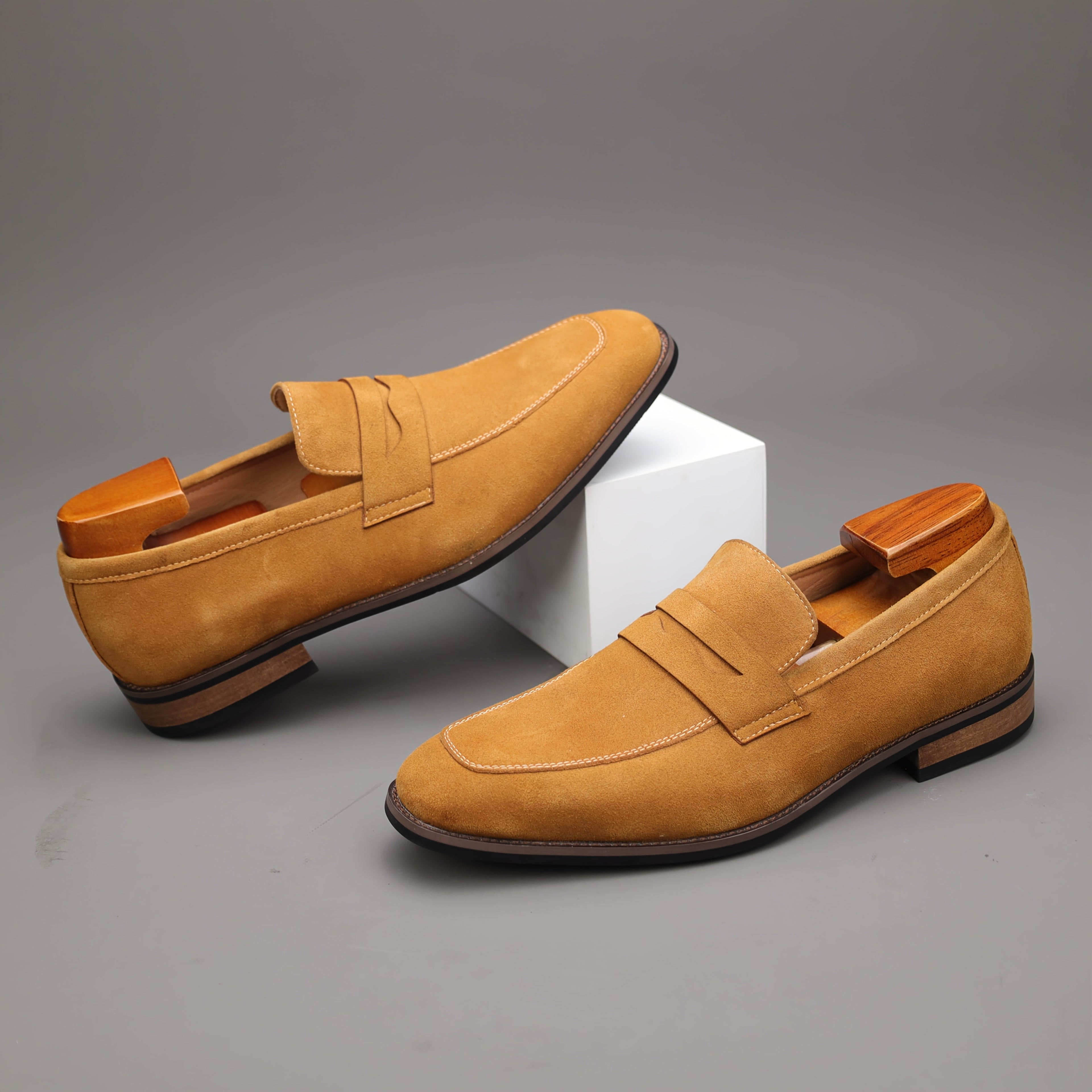 Mocassins homme à bande