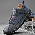 Chaussures homme à lacets bande élastique