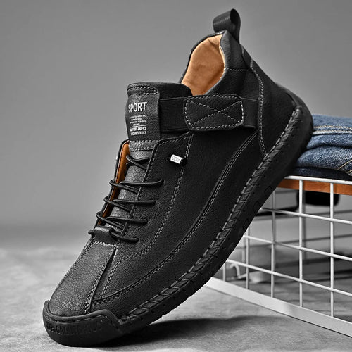 Chaussures homme à lacets bande élastique - vue 2