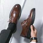 Chaussures homme à bride perforées