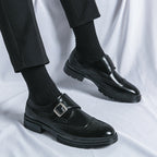 Chaussures homme à bride perforées