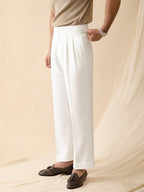 Pantalon homme à revers