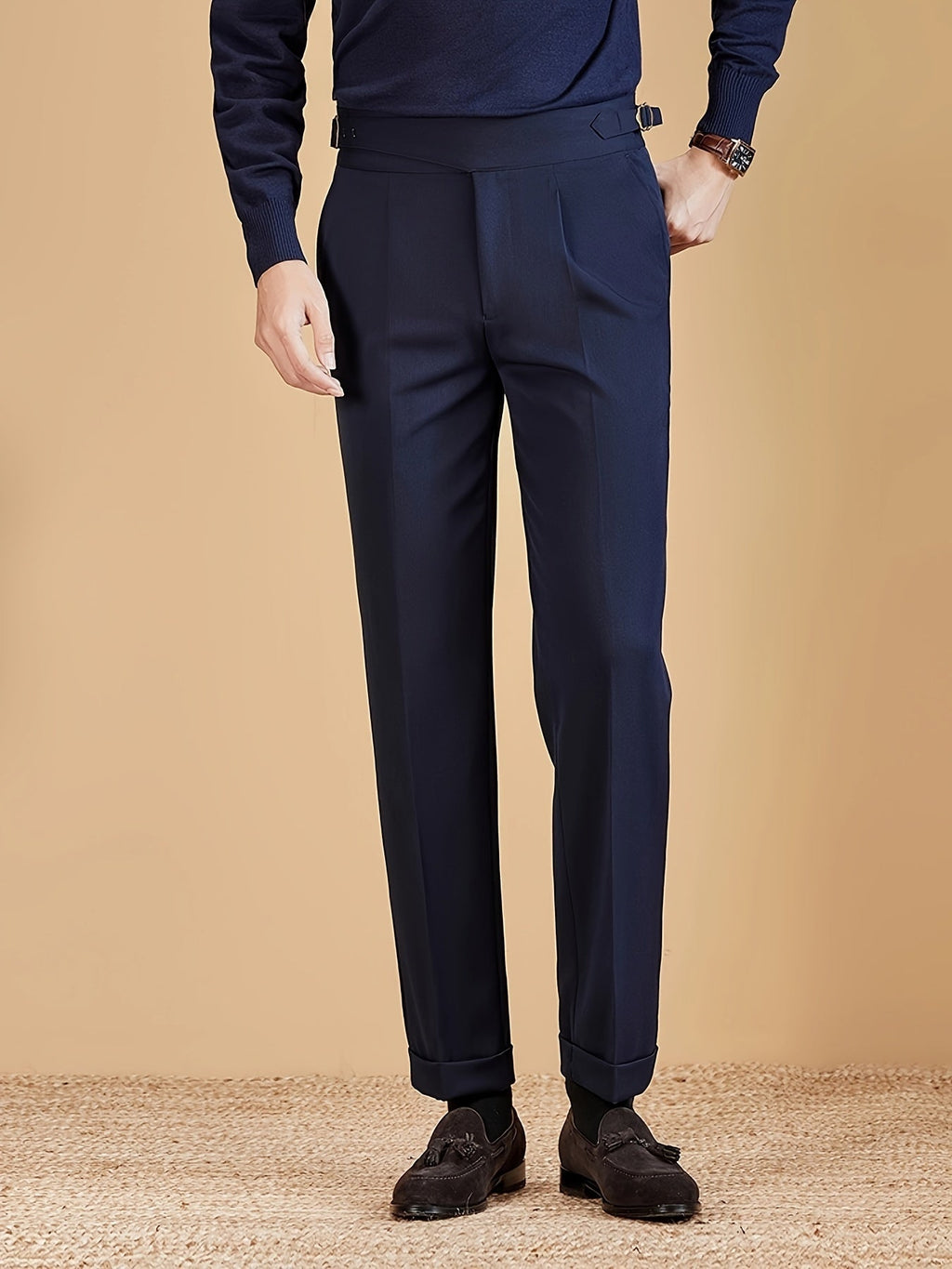Pantalon homme taille ajustable