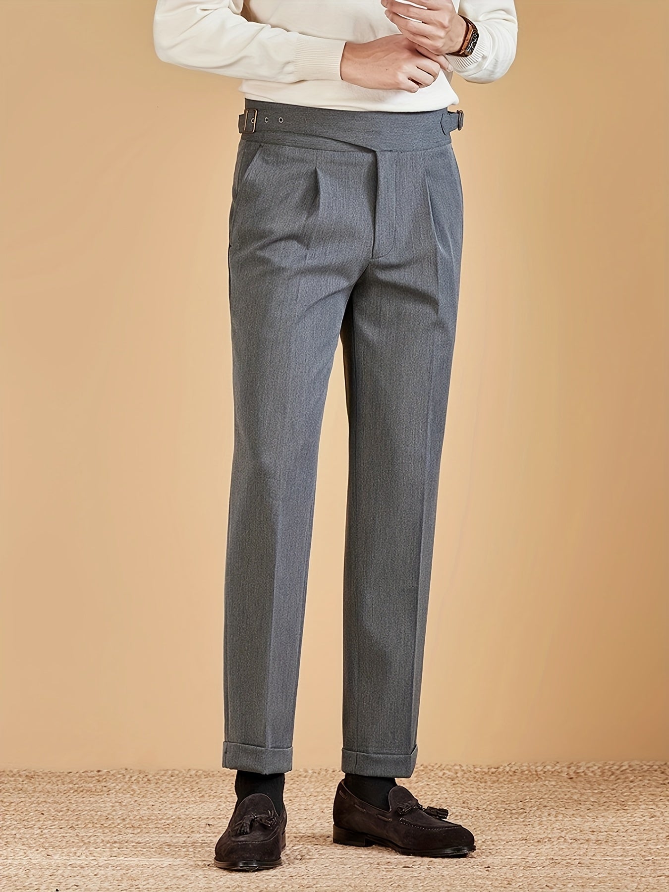 Pantalon homme taille ajustable