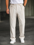 Pantalon homme taille boutonnée