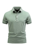 Polo homme col boutonné