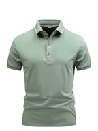 Polo homme col boutonné