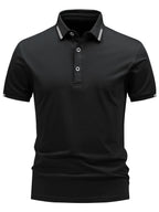 Polo homme col boutonné