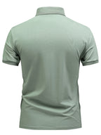 Polo homme col boutonné