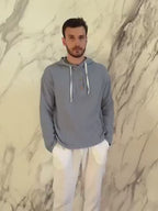 Chemise homme à capuche