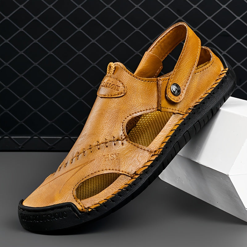 Sandales homme à bout fermé