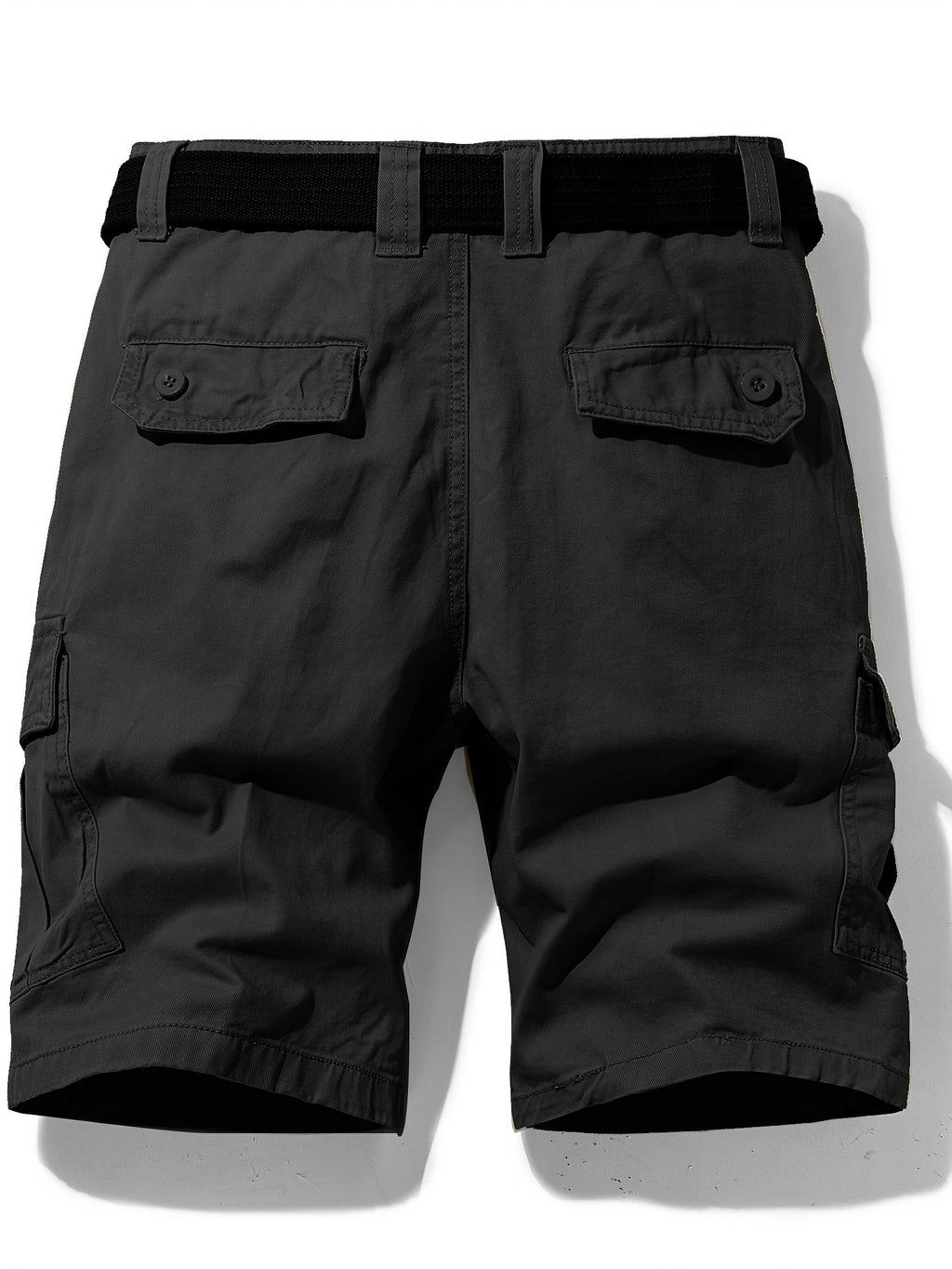 Short cargo homme ceinture intégrée