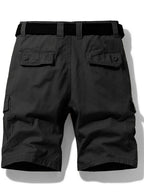Short cargo homme ceinture intégrée