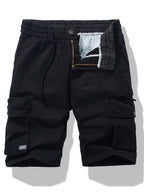 Short cargo homme taille ajustable