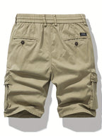 Short cargo homme taille ajustable