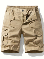 Short cargo homme texture tissée