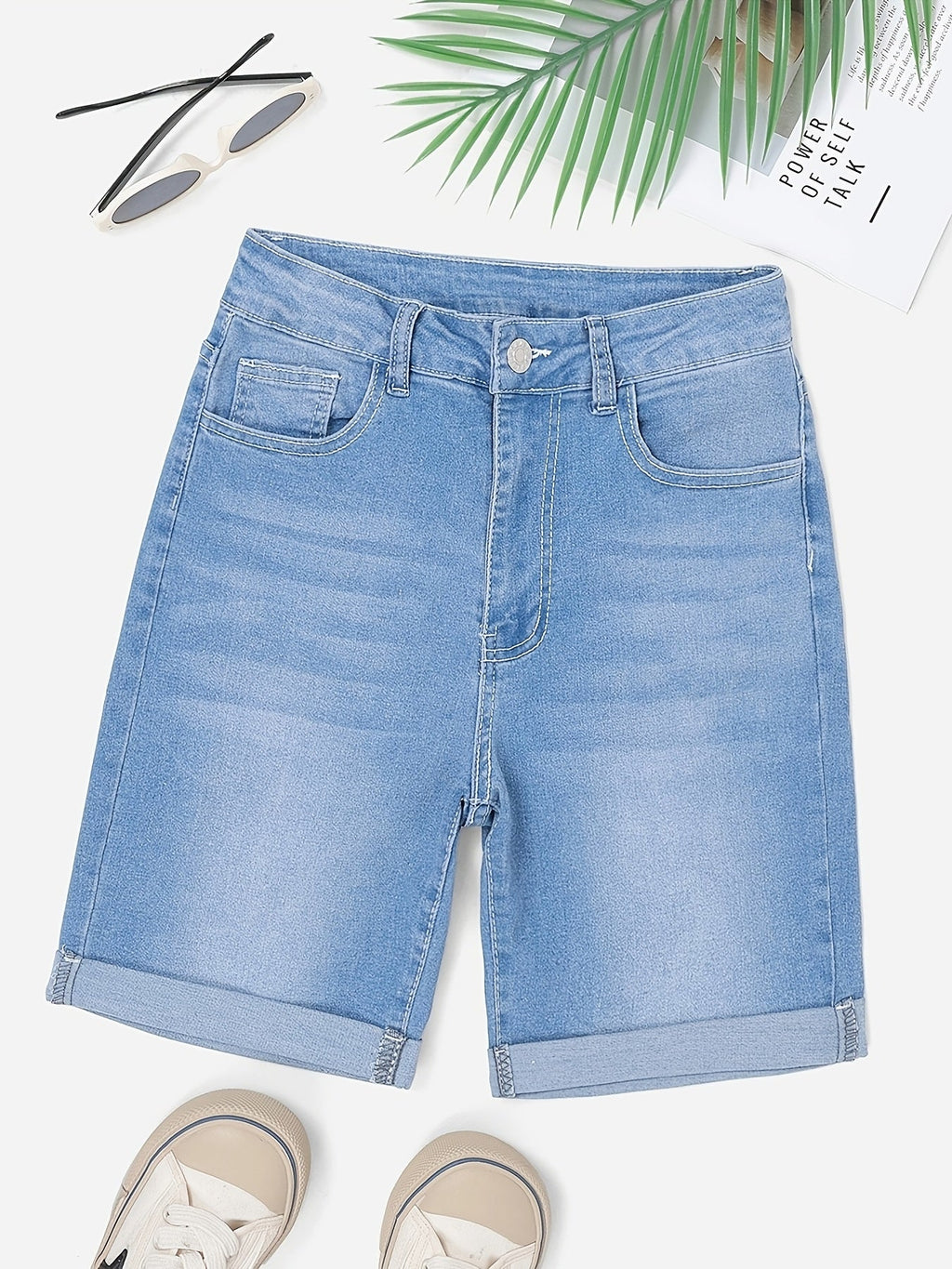 Short en jean homme taille haute