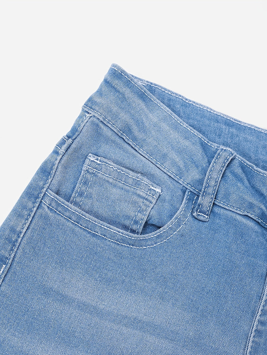 Short en jean homme taille haute
