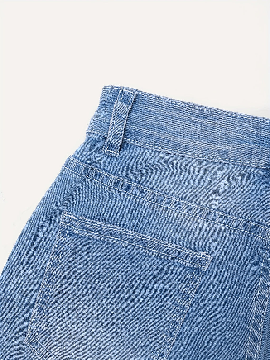 Short en jean homme taille haute