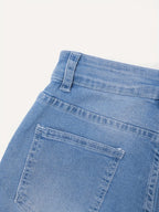 Short en jean homme taille haute
