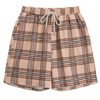 Short homme à carreaux