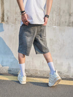 Short homme délavé