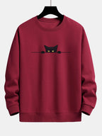 Sweat homme imprimé col rond
