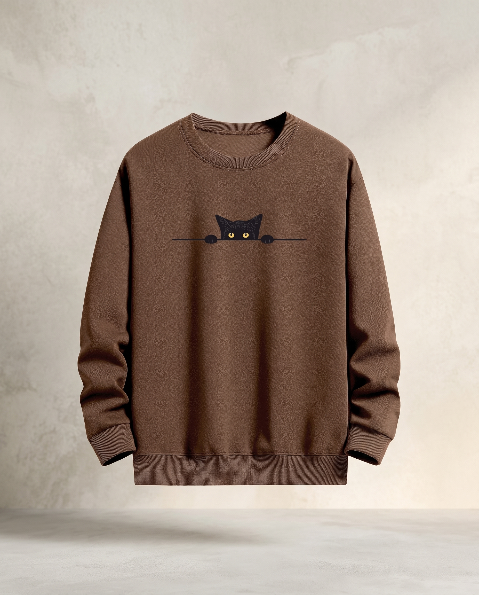 Sweat homme imprimé col rond