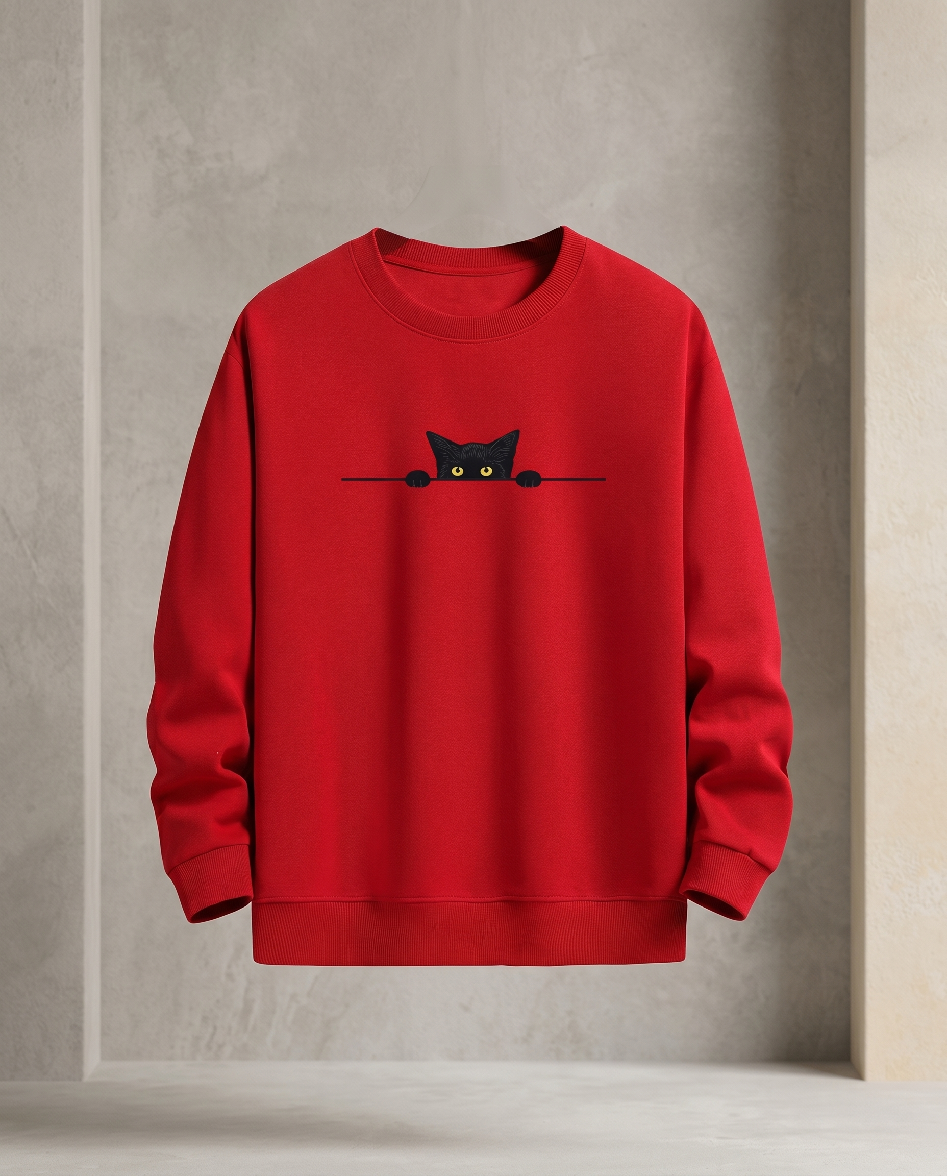 Sweat homme imprimé col rond