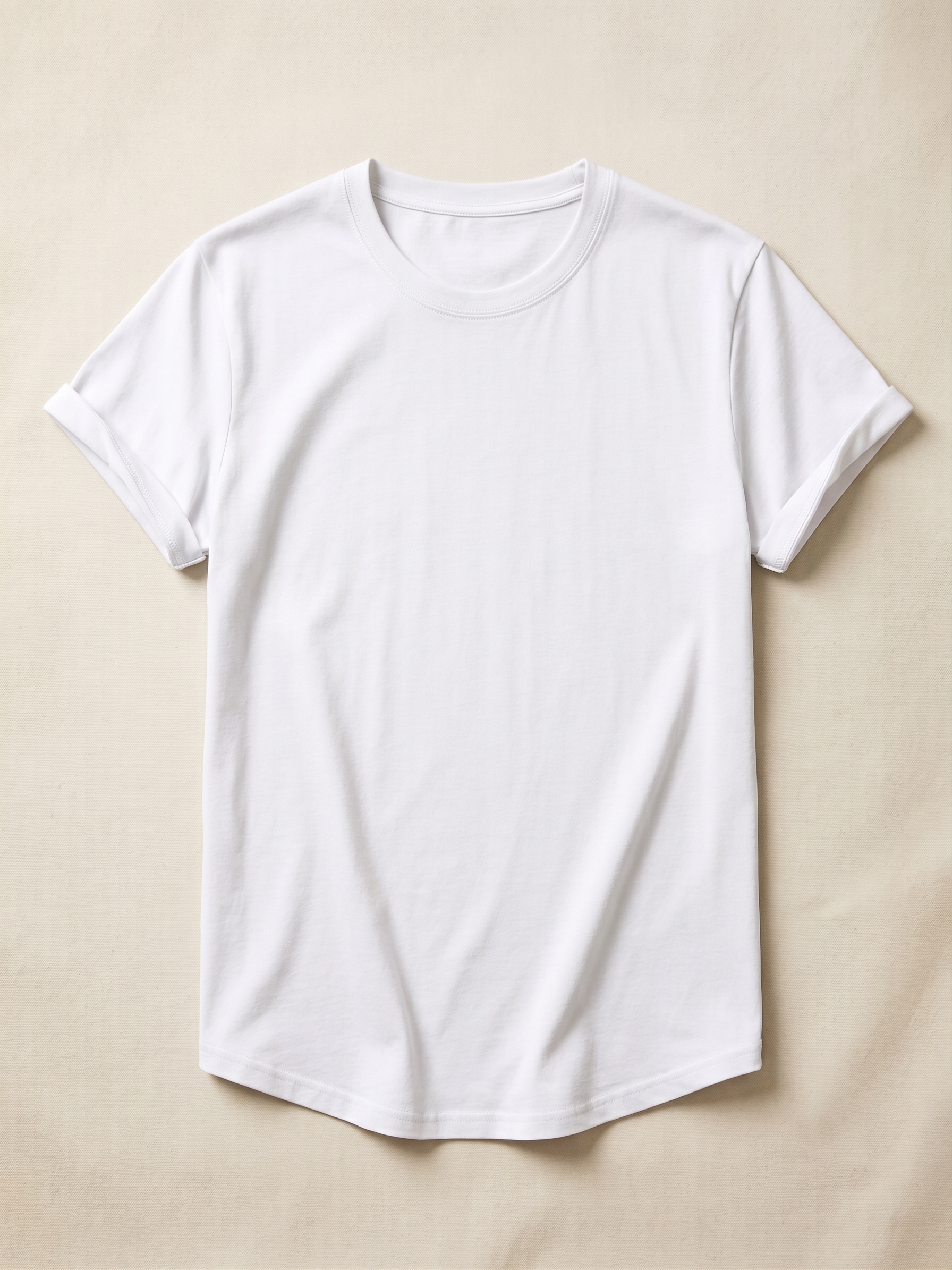 T-shirt homme bas arrondi